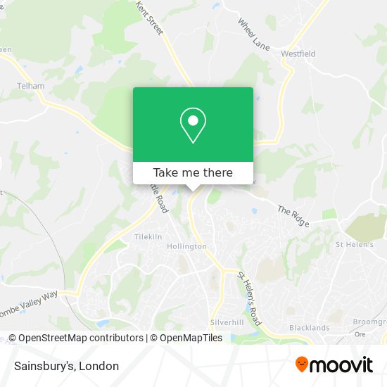 Sainsbury's map