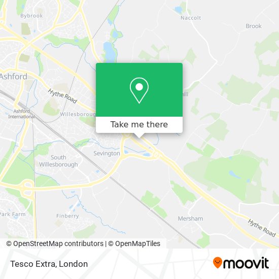 Tesco Extra map