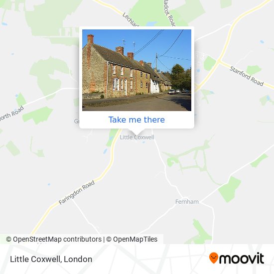 Little Coxwell map