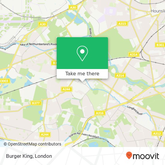 Burger King map