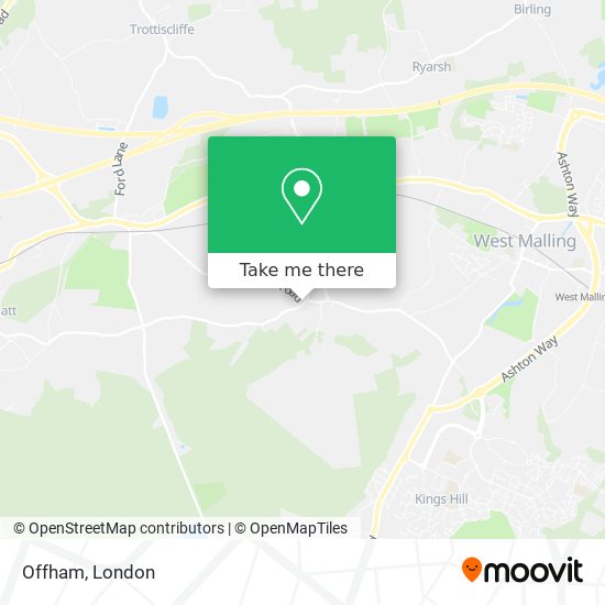 Offham map