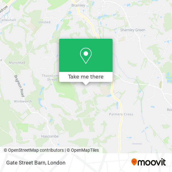 Gate Street Barn map