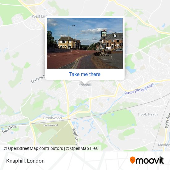 Knaphill map