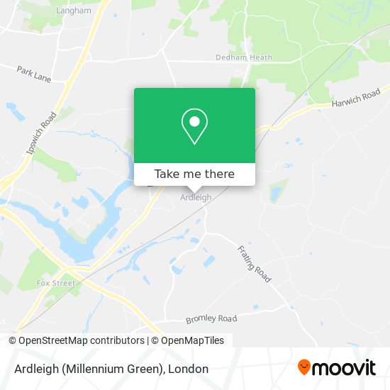 Ardleigh (Millennium Green) map