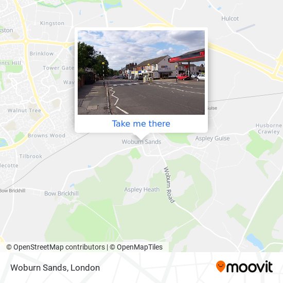 Woburn Sands map