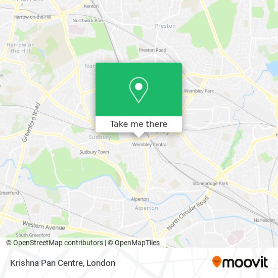 Krishna Pan Centre map