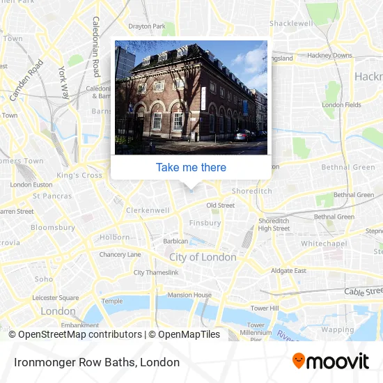 Ironmonger Row Baths map