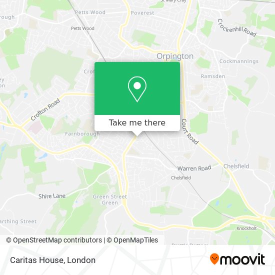 Caritas House map