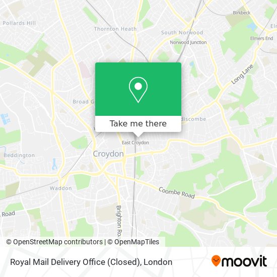 Royal Mail Delivery Office (Closed) map