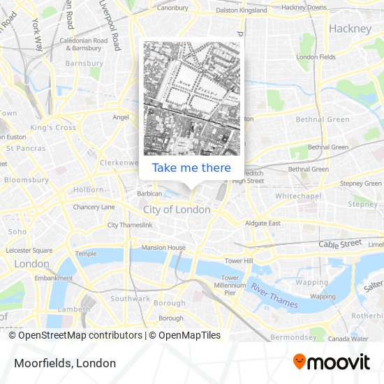 Moorfields map