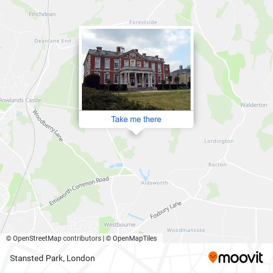Stansted Park map