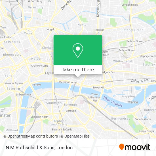 N M Rothschild & Sons map
