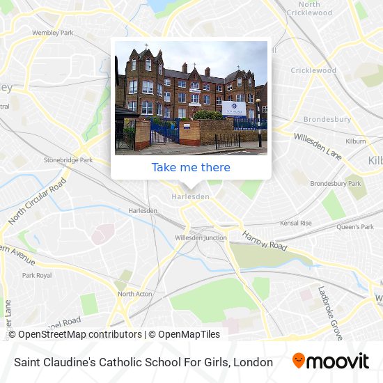 Saint Claudine's Catholic School For Girls map