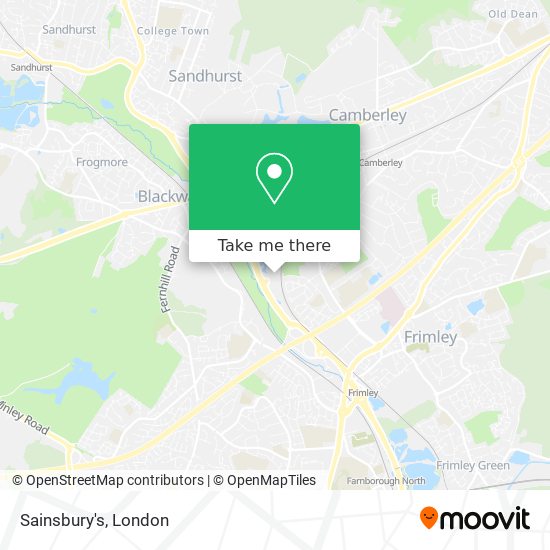 Sainsbury's map