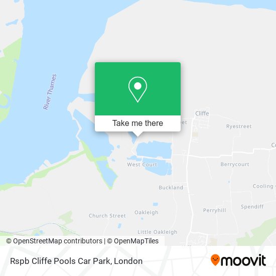 Rspb Cliffe Pools Car Park map