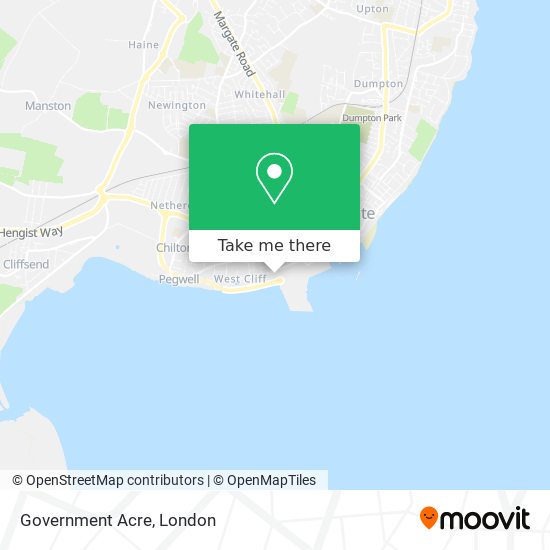 Government Acre map