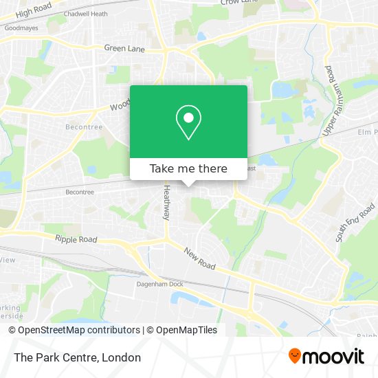 The Park Centre map