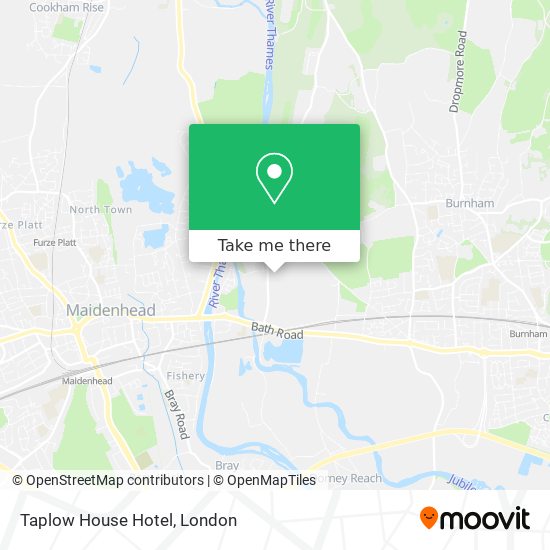 Taplow House Hotel map