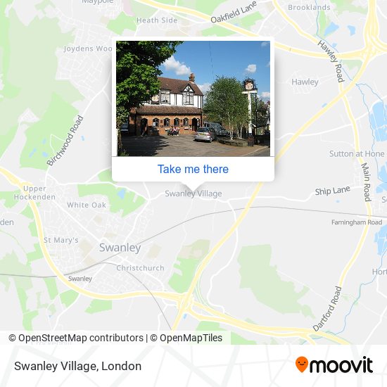 Swanley Village map