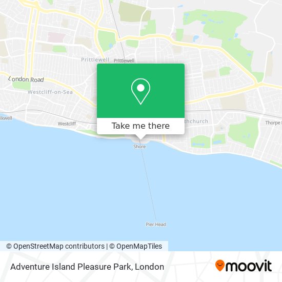 Adventure Island Pleasure Park map