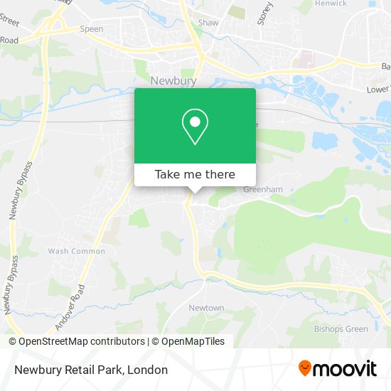 Newbury Retail Park map