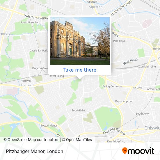 Pitzhanger Manor map