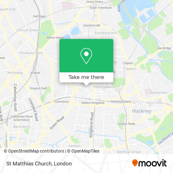St Matthias Church map