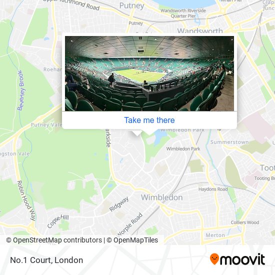 No.1 Court map