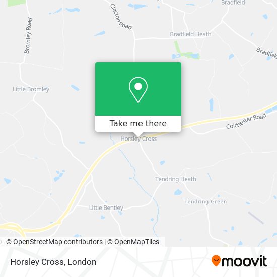 Horsley Cross map