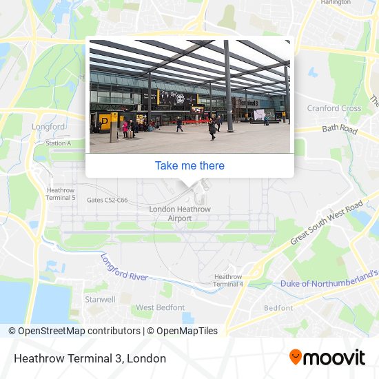Heathrow Terminal 3 map