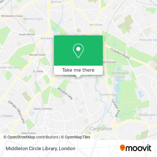 Middleton Circle Library map