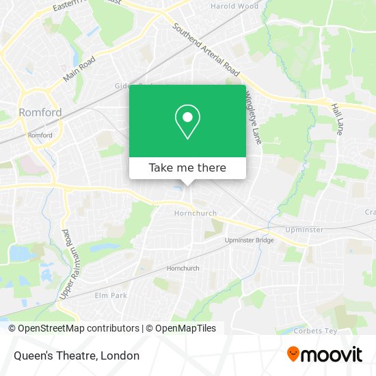 Queen's Theatre map