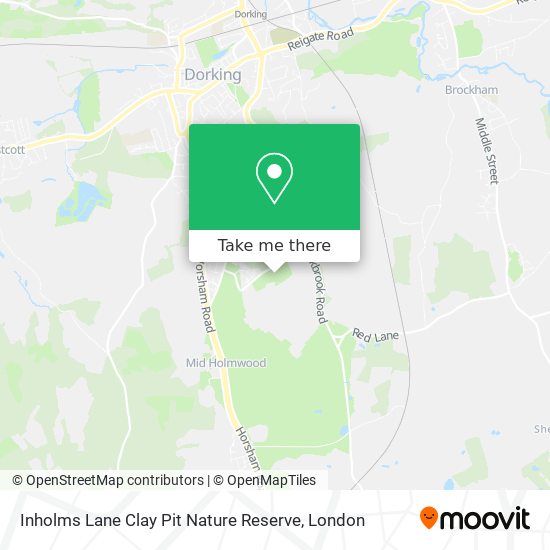 Inholms Lane Clay Pit Nature Reserve map
