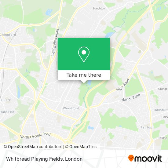 Whitbread Playing Fields map