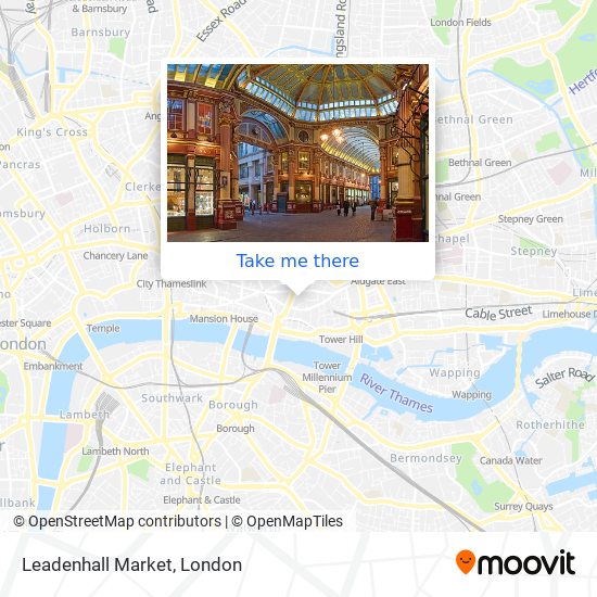 Leadenhall Market map