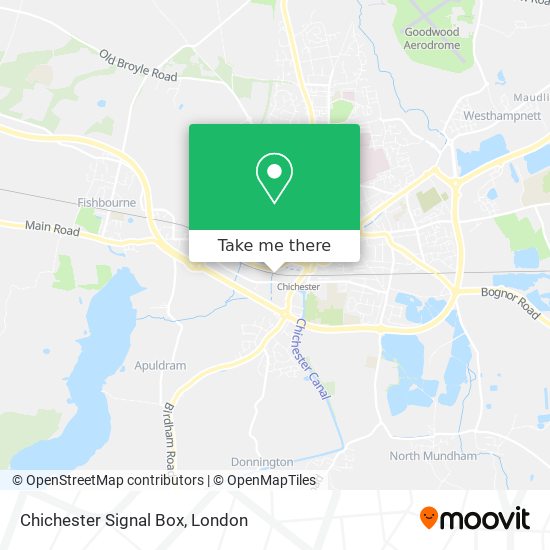 Chichester Signal Box map
