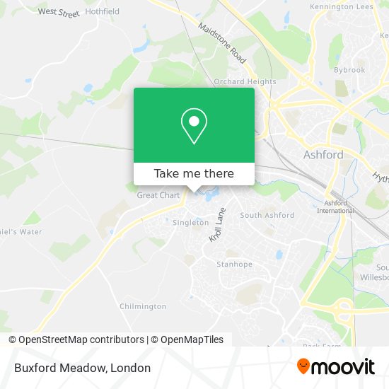 Buxford Meadow map