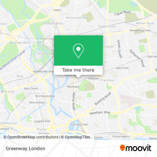 Greenway map