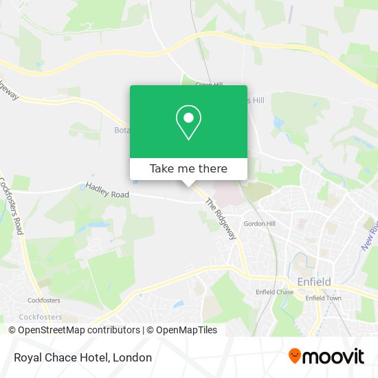 Royal Chace Hotel map