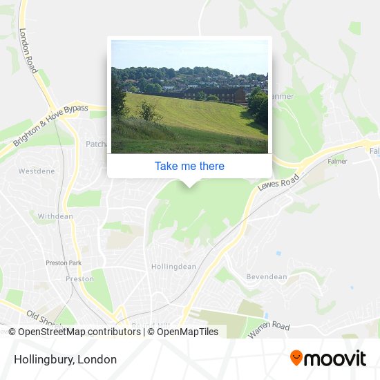 Hollingbury map