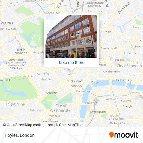 Foyles map