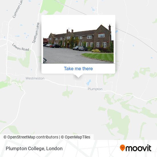 Plumpton College map