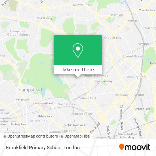 Brookfield Primary School map