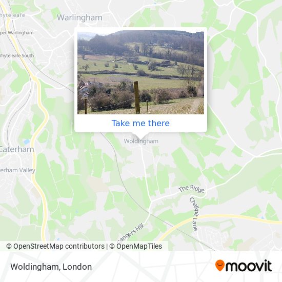 Woldingham map