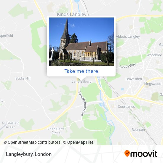 Langleybury map
