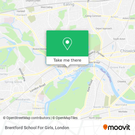 Brentford School For Girls map