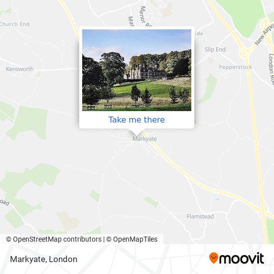 Markyate map
