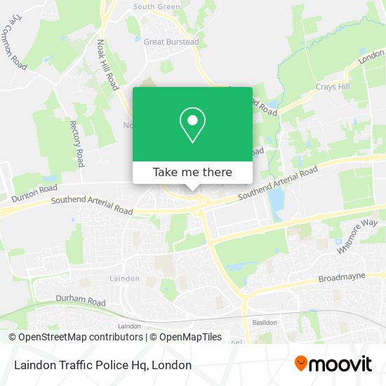 Laindon Traffic Police Hq map