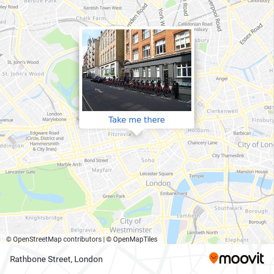 Rathbone Street map