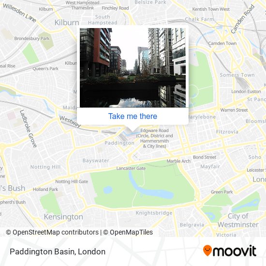 Paddington Basin map